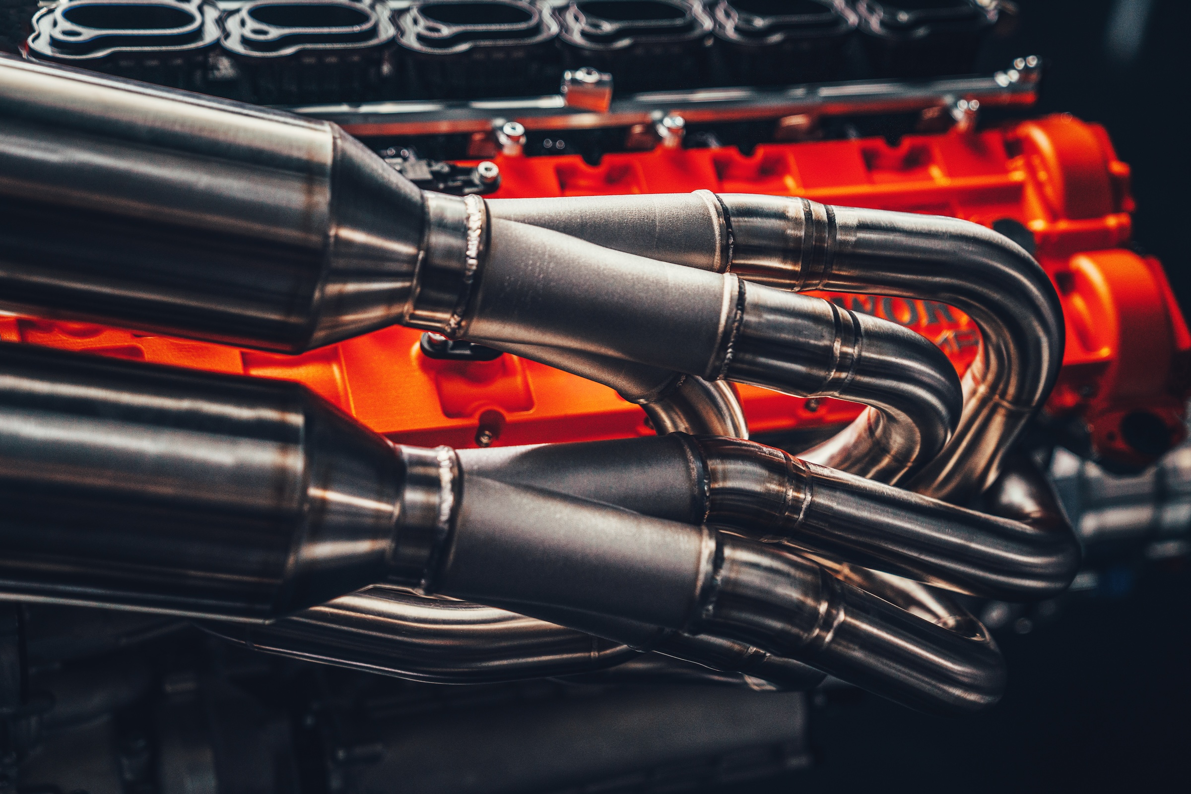 T.50 Cosworth V12 engine headers